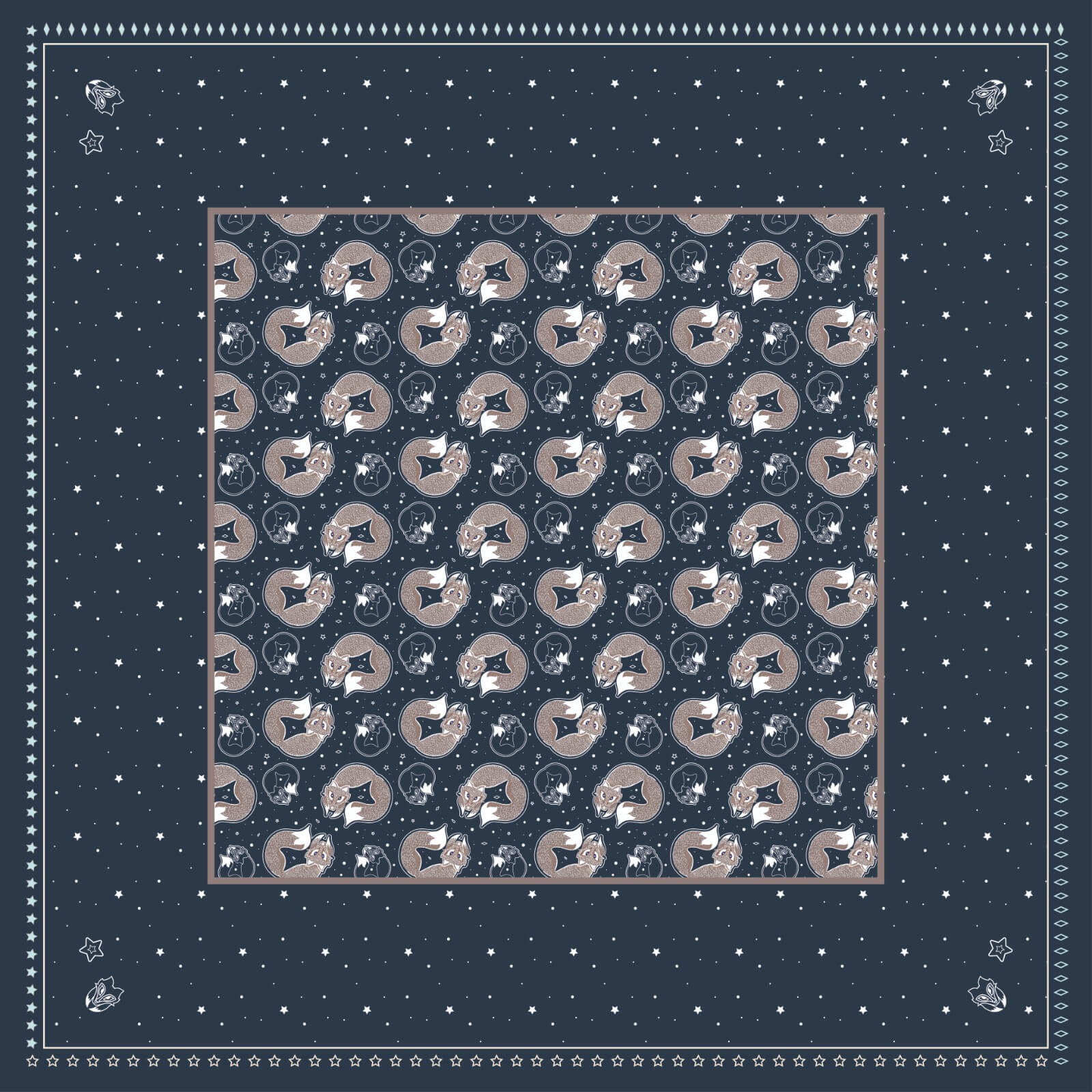 Diseño pañoleta Frente