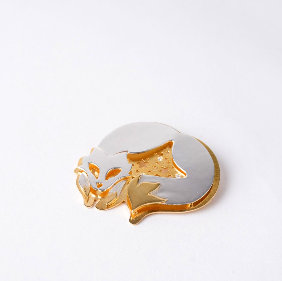 Broche Zorro Bajo las Estrellas