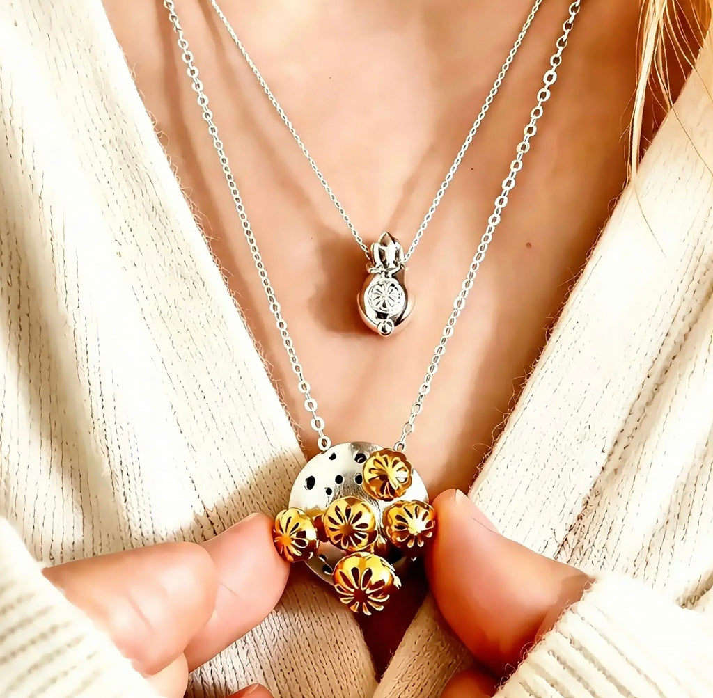 Set Collares Salto que Florece
