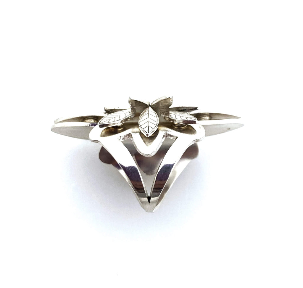 Maxi Anillo Hojas Buriladas