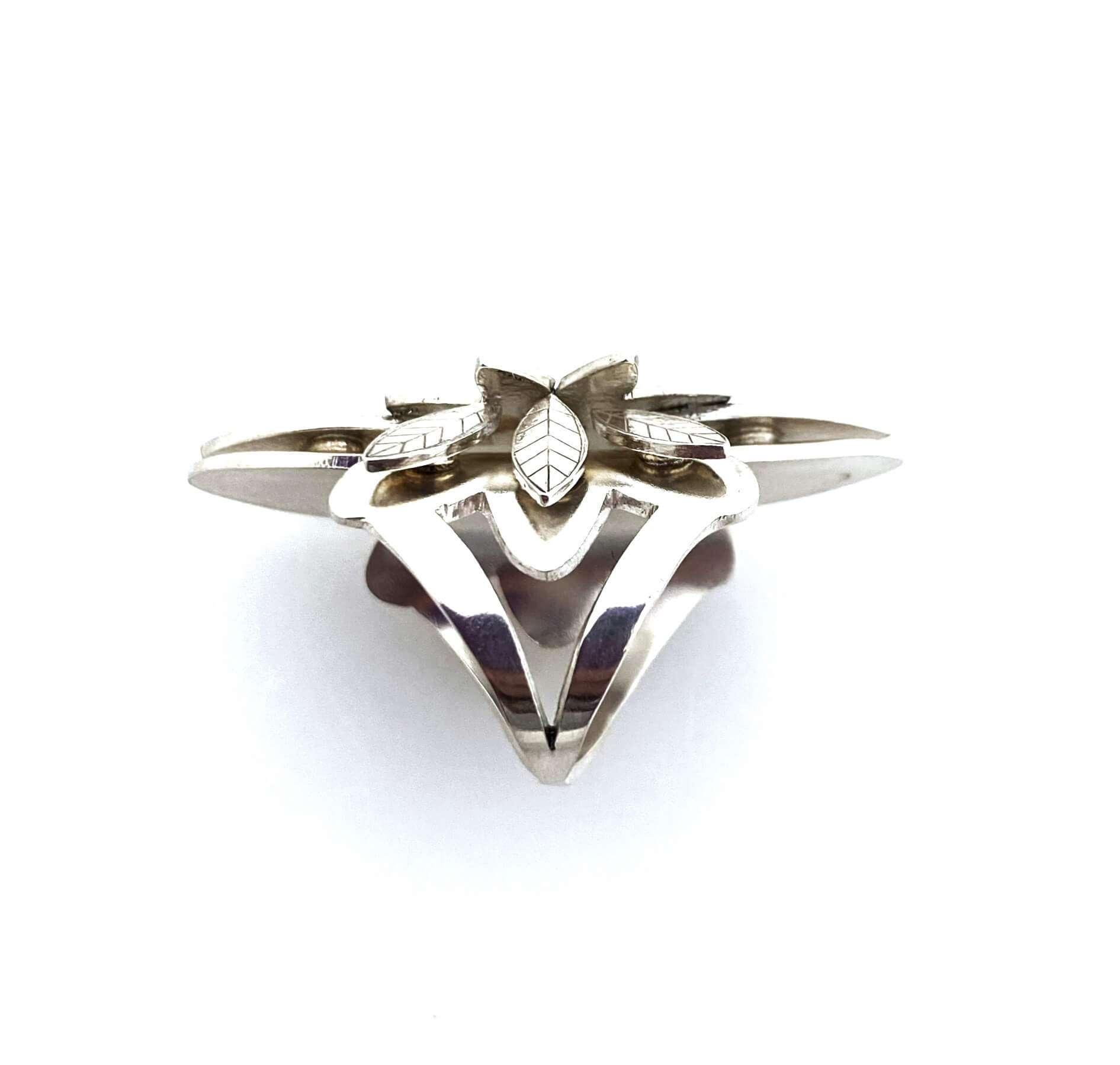 Maxi Anillo Hojas Buriladas